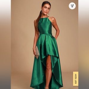 Emerald High-low Dress 💚✨